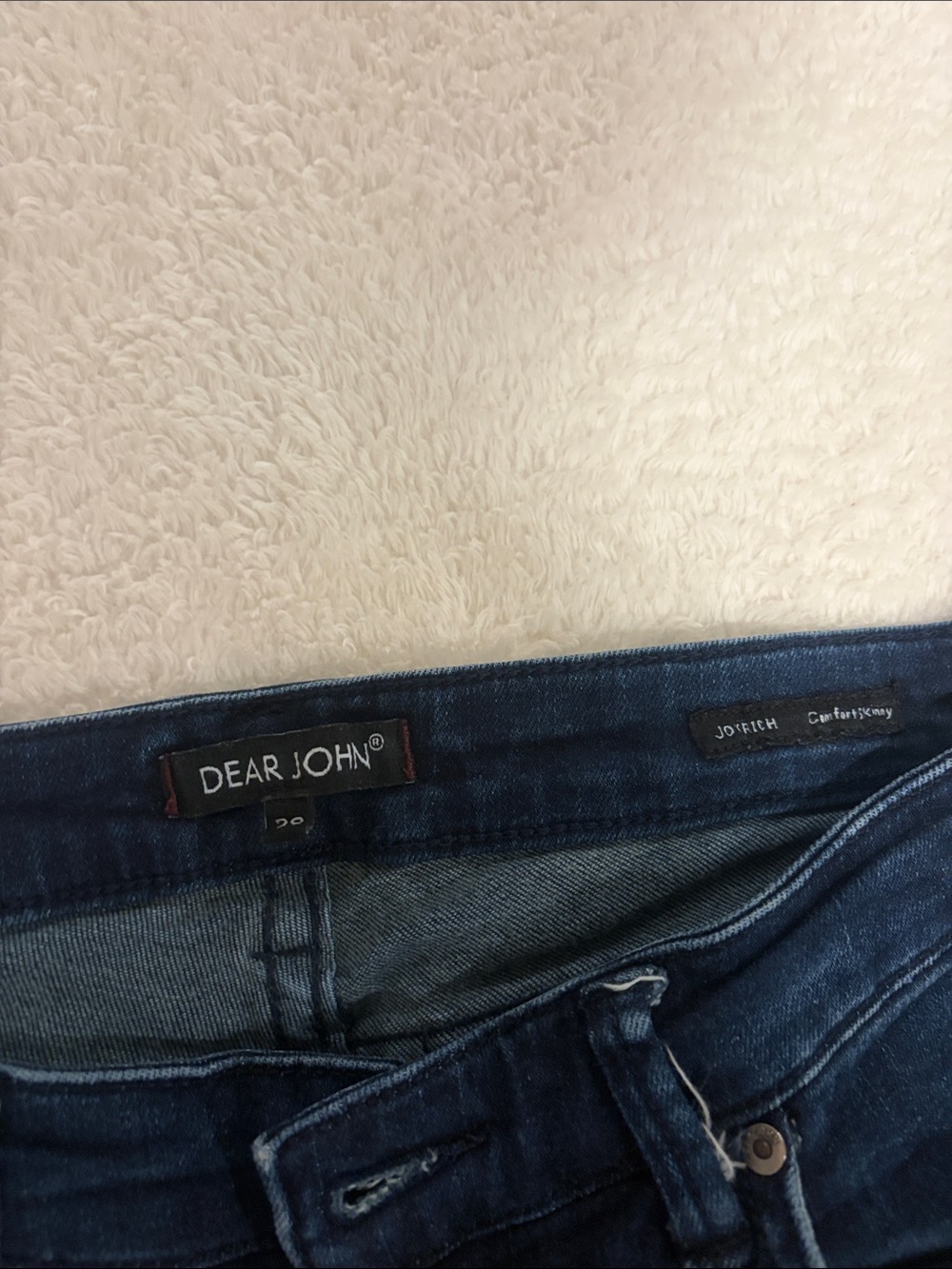 Dear John Dark Indigo Skinny Jeans